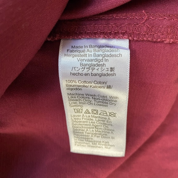 J. Crew Resin-Coated Twill Field Jacket Vintage Burgundy Size M NWT - Picture 11 of 16